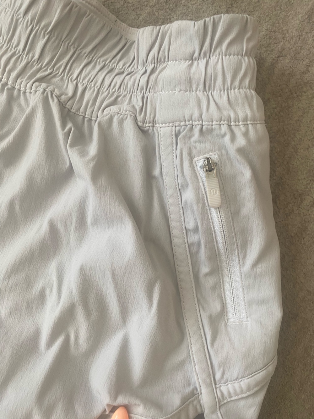 lululemon athletica White Womens Athletic Running Shorts - Picture 2 of 8